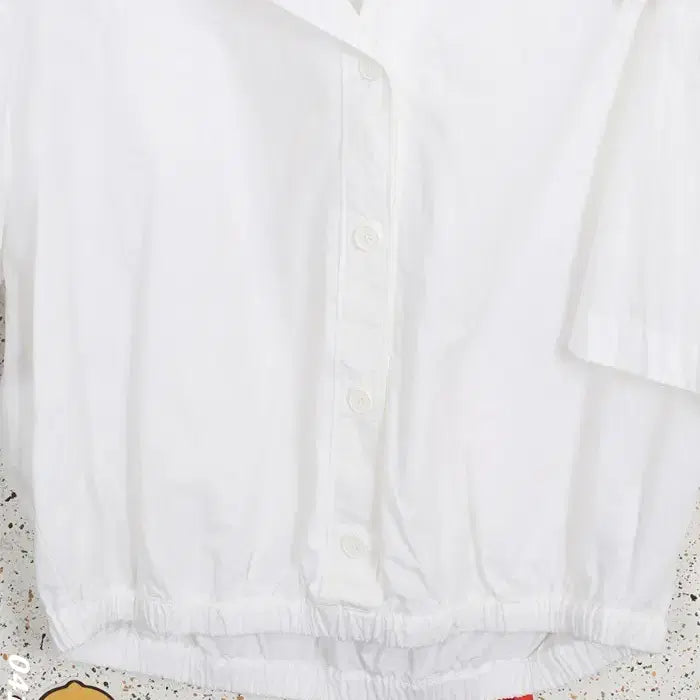 [BUNJANG] SJYP Simple Short-Sleeve Shirt Blouse (Women&