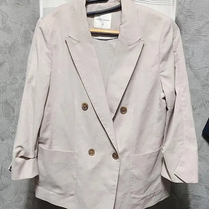 [BUNJANG] Olivia Lauren Double Button Jacket / Olivia Lauren 더블 버튼 자켓
