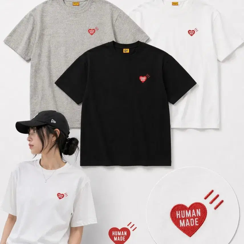 [BUNJANG] Human Made Unisex T-shirt / 휴먼메이드  반팔 남녀공용