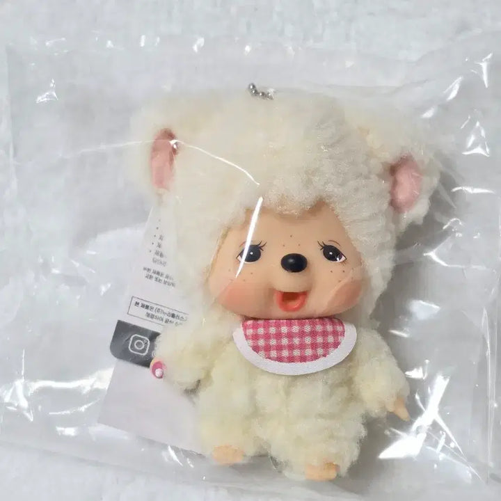 [BUNJANG] Monchhichi Chamu Big Head Keychain / 몬치치 챠무 빅헤드 대두 ss 키링 키체인