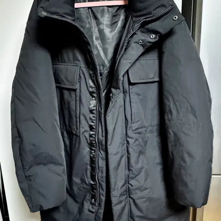 [BUNJANG] Comodo Goose Down Long Bomber Jacket / 코모도 구스다운 롱 봄버 105사이즈
