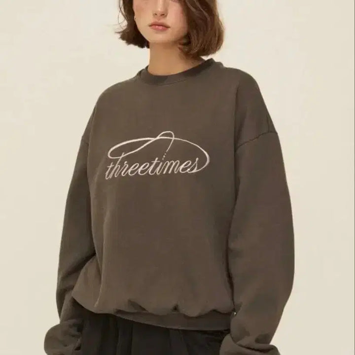 [BUNJANG] 3Times Sweatshirt / 쓰리타임즈 맨투맨