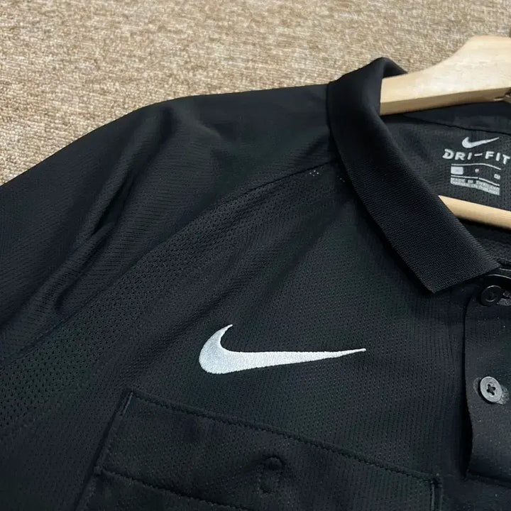 [BUNJANG] Nike Dri-FIT Black Polo T-Shirt Size S / 나이키 드라이핏 블랙 폴로티 95