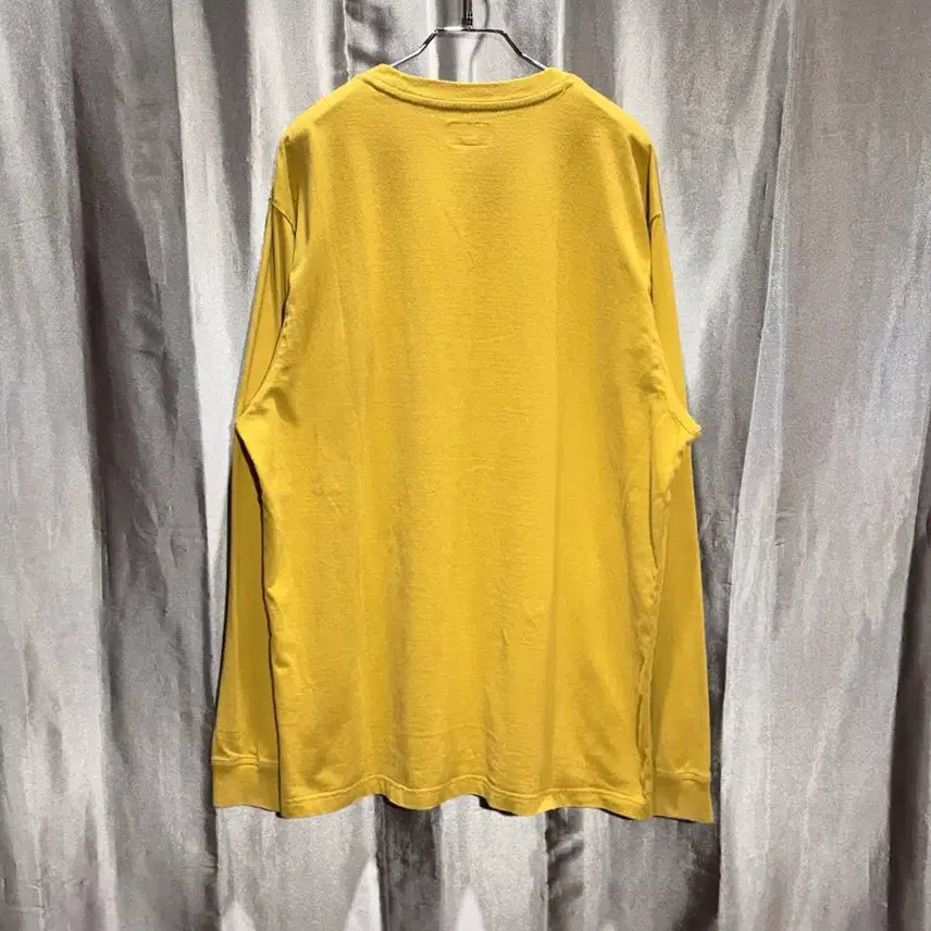 [BUNJANG] Supreme Mini Box Logo Mustard Long Sleeve T-shirt / L SUPREME 슈프림 미니 박스로고 머스타드 롱슬리브