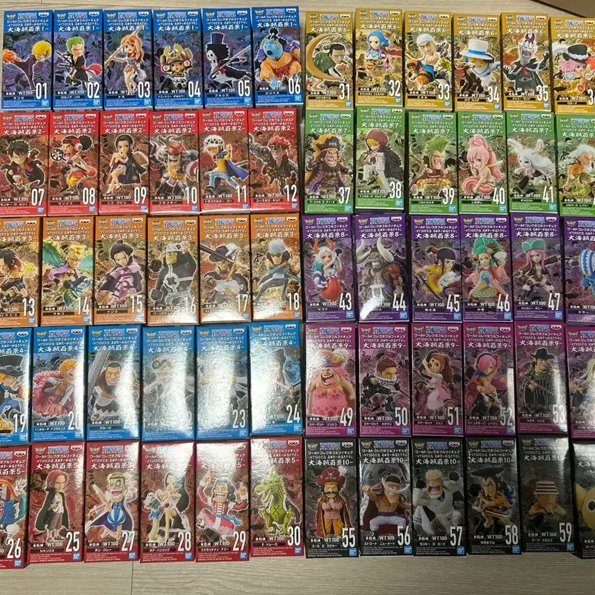 [BUNJANG] One Piece World Collectable Figure - Full Set - Bai Jing - Sealed (2 Opened) / 원피스 월콜 백경 풀세트 미개봉 (4개 개봉 사진참조 바람) +서비스
