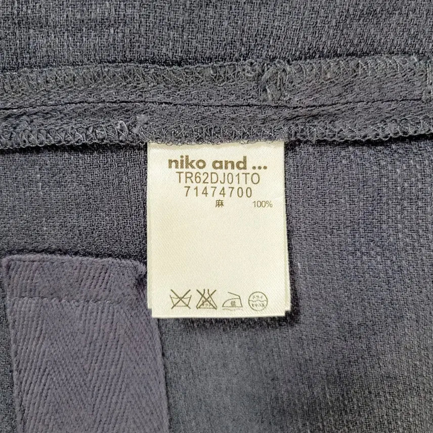 [BUNJANG] Niko and... Linen Robe Jacket / 니코앤드 린넨 로브 자켓 Y938