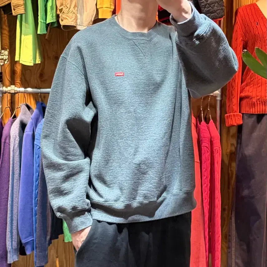 [BUNJANG] Supreme Mini Box Logo Sweatshirt / M SUPREME 슈프림 미니 박스로고 맨투맨