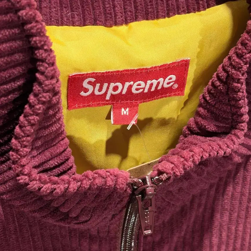 [BUNJANG] M SUPREME 슈프림 코듀로이 포켓 버건디 아노락 / M SUPREME 슈프림 코듀로이 포켓 버건디 아노락