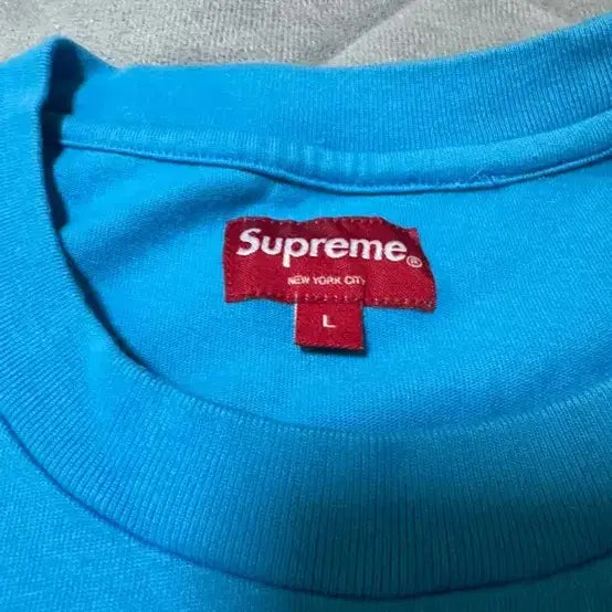 [BUNJANG] Supreme Small Box T-shirt Light Blue / 슈프림 스몰 박스 티셔츠 라이트 블루 팝니다.