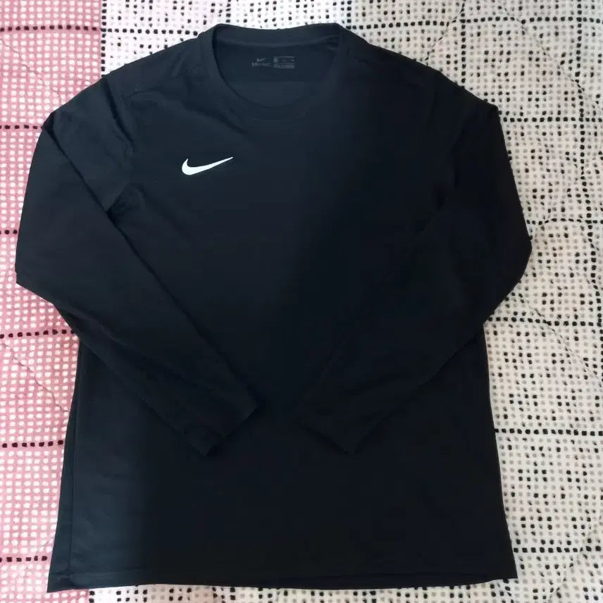 [BUNJANG] Nike Dri-FIT Black Long Sleeve T-shirt / 나이키 드라이핏 블랙 긴팔티 105~110