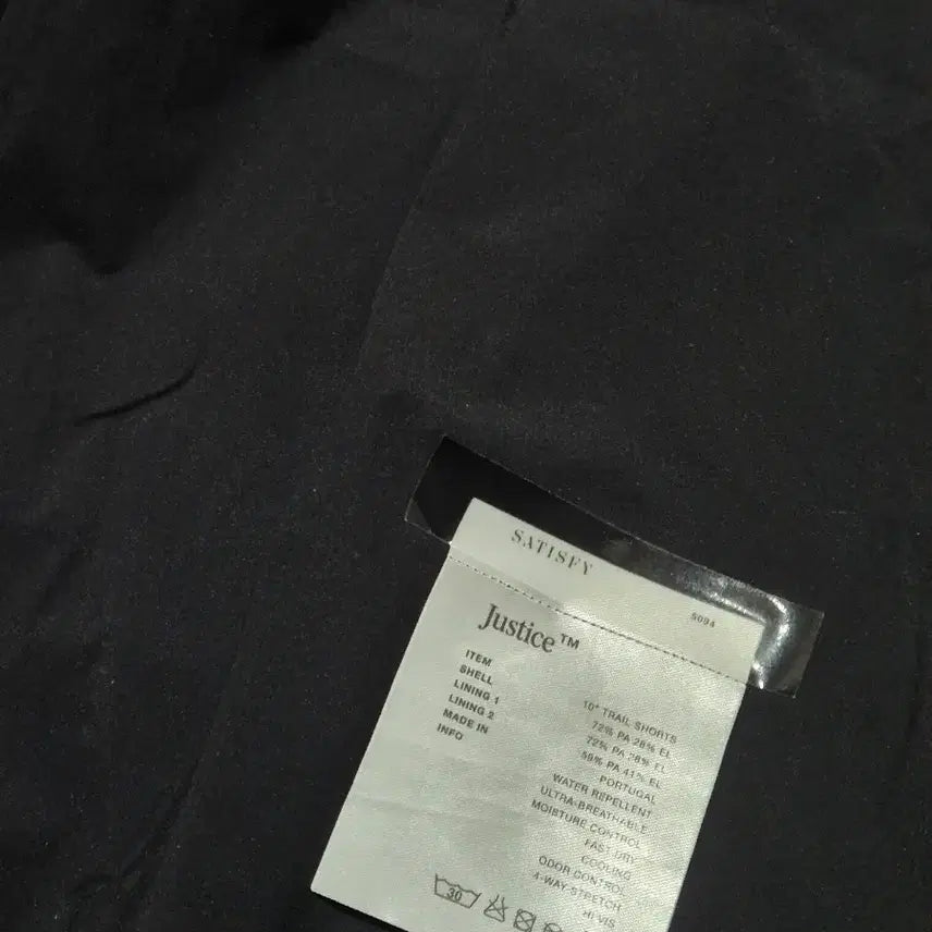 [BUNJANG] Satisfy Techsilk 8-inch Shorts - Black / 새티스파이 테크실크 8인치 쇼츠 블랙 1 급처