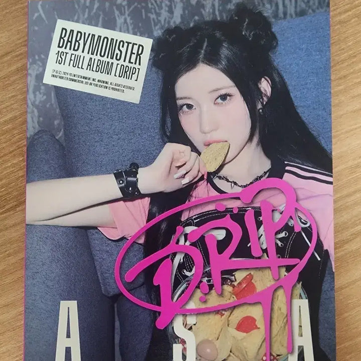 [SOLD OUT] [BUNJANG] BABYMONSTER Asa DRIP Tag Album / 베이비몬스터 아사 DRIP 태그 개봉 앨범 풀구성