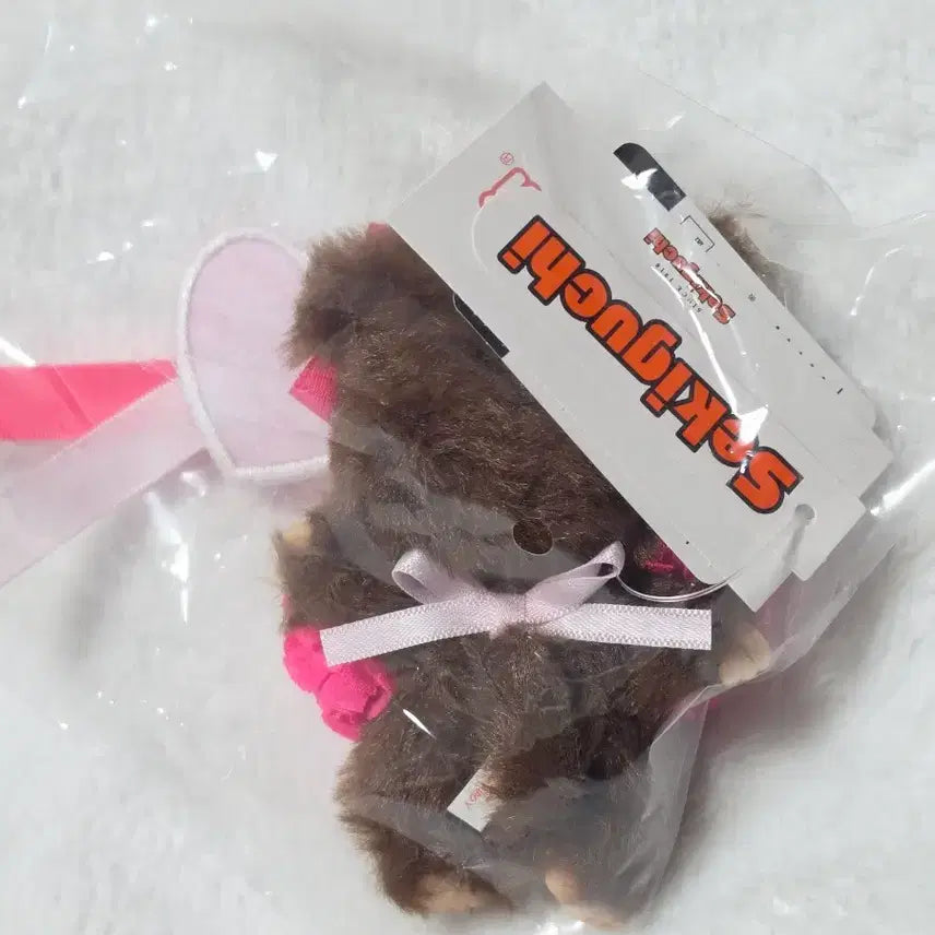 [BUNJANG] Monchhichi Happy Color Baby Chichi Cheering Pink / 몬치치 해피 컬러 베비치치 응원 핑크