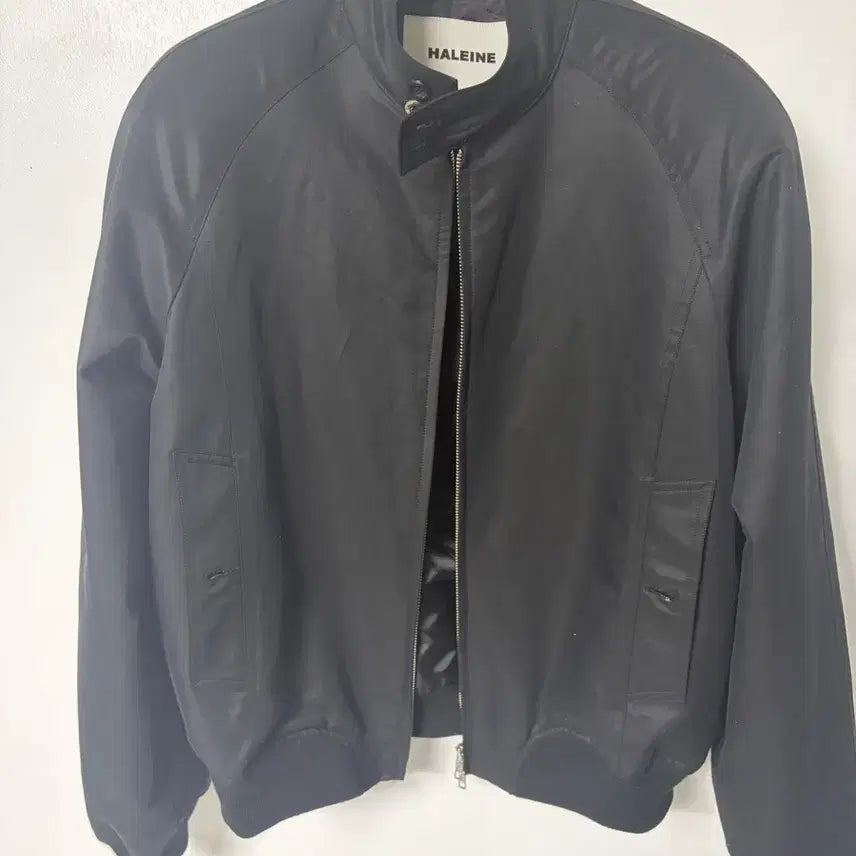 [SOLD OUT] 알렌느 26ss  스트럭쳐드 해링턴 블루종 블랙 2