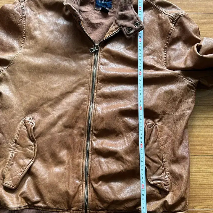 [BUNJANG] Old Navy Leather Baracuta Jacket / 올드 갭 레더 바라쿠타 자켓