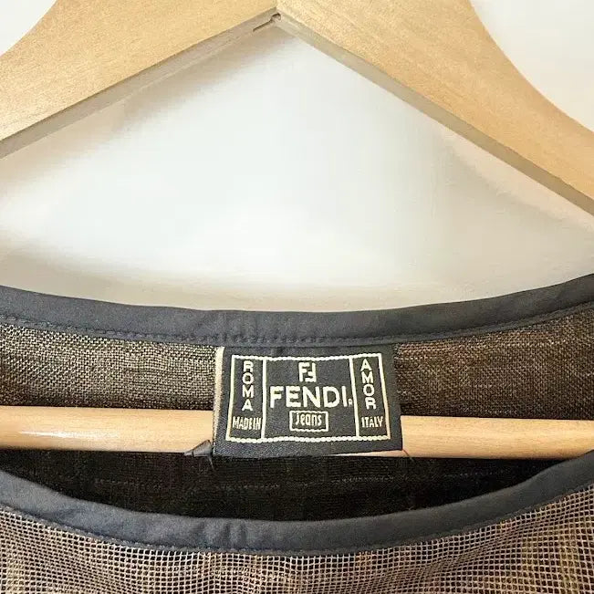 [BUNJANG] Fendi Mesh Tank Top / 펜디 망사 나시