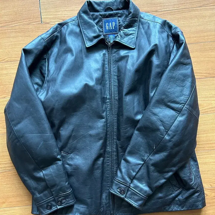 [SOLD OUT] 올드 갭 레더 스포츠자켓/블루종