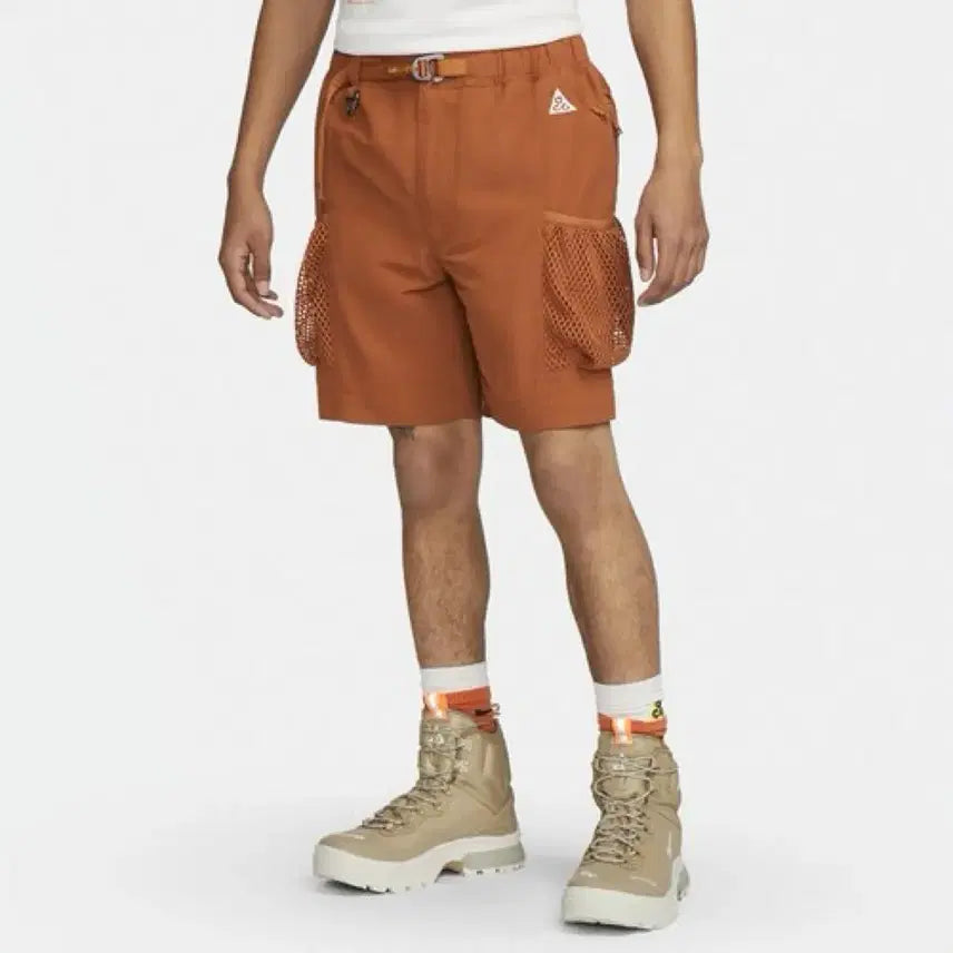 [BUNJANG] Nike ACG Snowgrass Cargo Shorts Dark Russet / [US:L] 나이키 ACG 스노우그래스 카고 쇼츠 다크 러셋