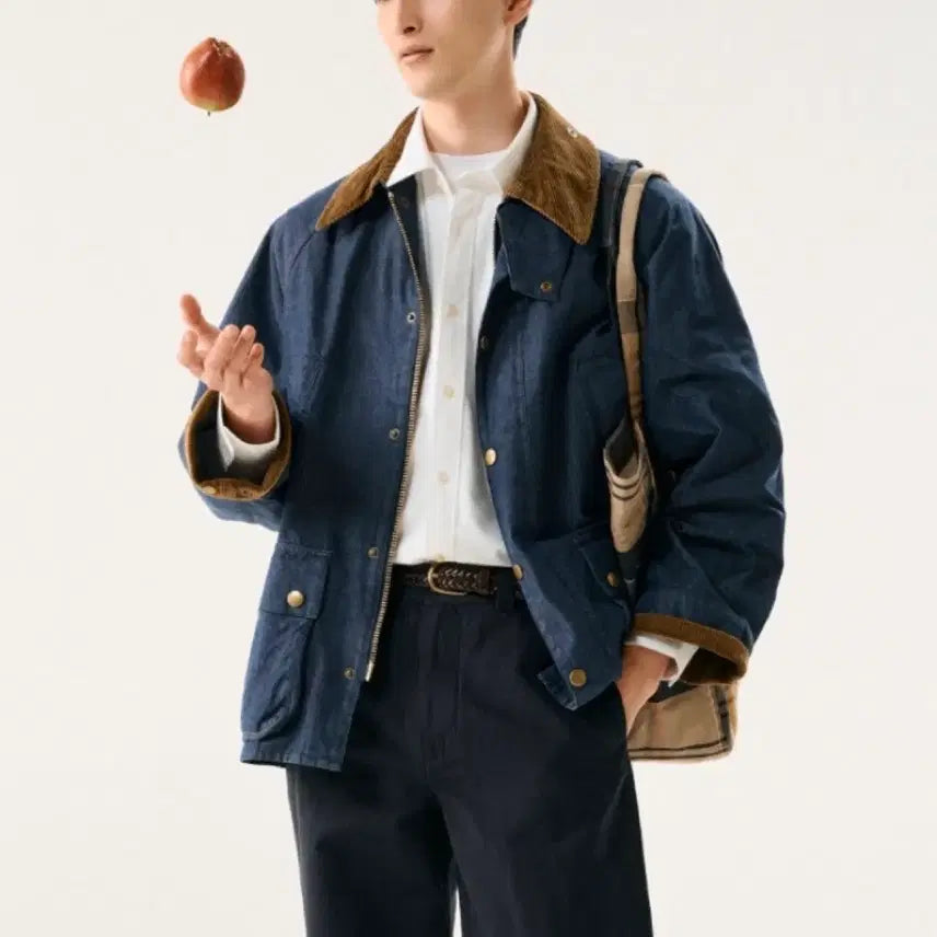 [BUNJANG] Barbour Transport Denim Jacket / 바버 트랜스포트 남여공용 데님 캐주얼 자켓 34사이즈(90사이즈)