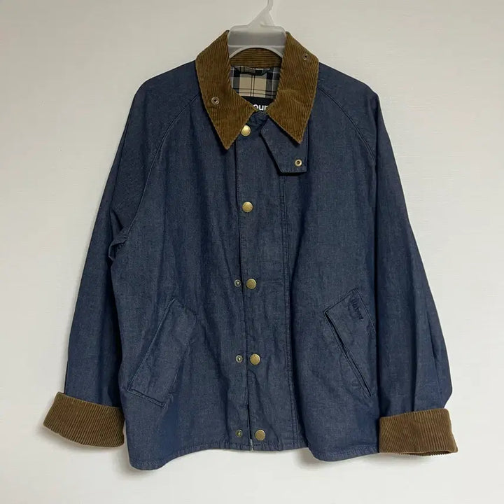 [BUNJANG] Barbour Transport Denim Jacket / 바버 트랜스포트 남여공용 데님 캐주얼 자켓 34사이즈(90사이즈)