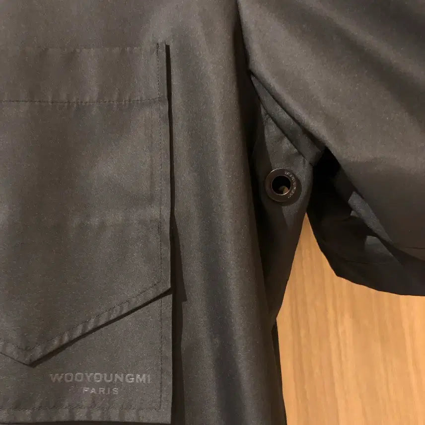 [BUNJANG] Wooyoungmi Paris Black Short Sleeve Shirt / 우영미 파리 반팔 셔츠