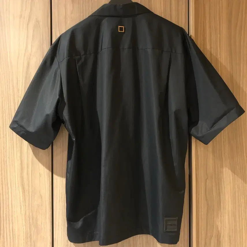 [BUNJANG] Wooyoungmi Paris Black Short Sleeve Shirt / 우영미 파리 반팔 셔츠