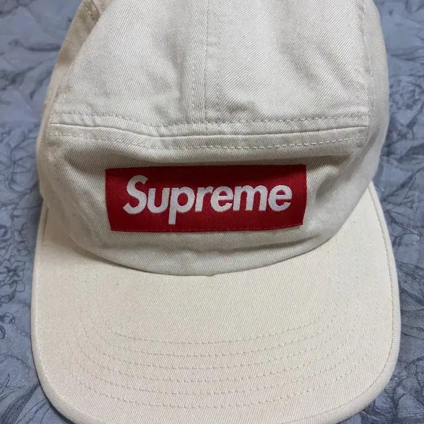 [SOLD OUT] 슈프림 워시드 치노 트윌 캠프캡 내츄럴 - 24SS