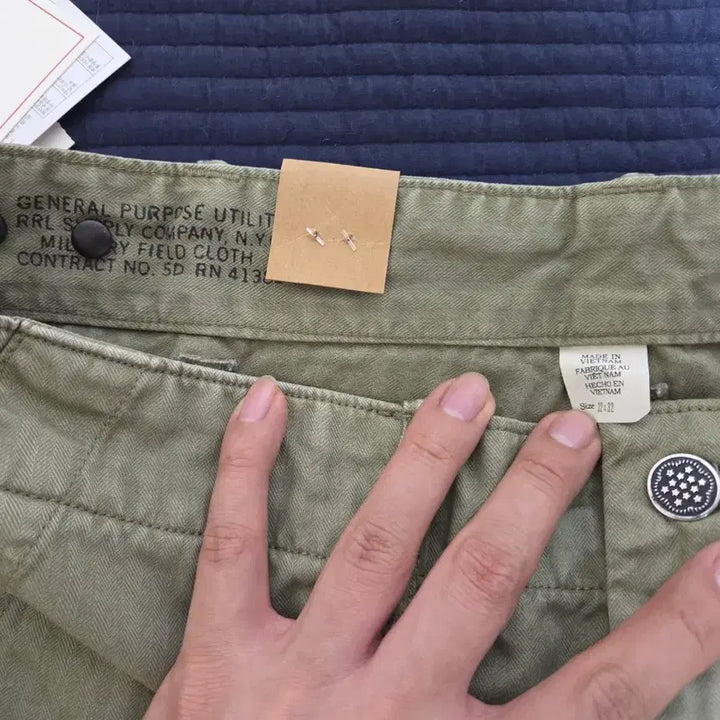 [BUNJANG] RRL Herringbone Fatigue Pants / (새상품)RRL 헤링본 퍼티그 팬츠 32/32