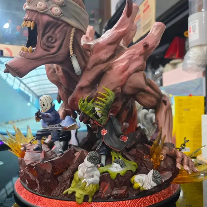 [BUNJANG] Ligsa Naruto Obito &amp; Gedō Mazō Resin Figure / 리그사 나루토 외도마상&amp;오비토 레진 피규어