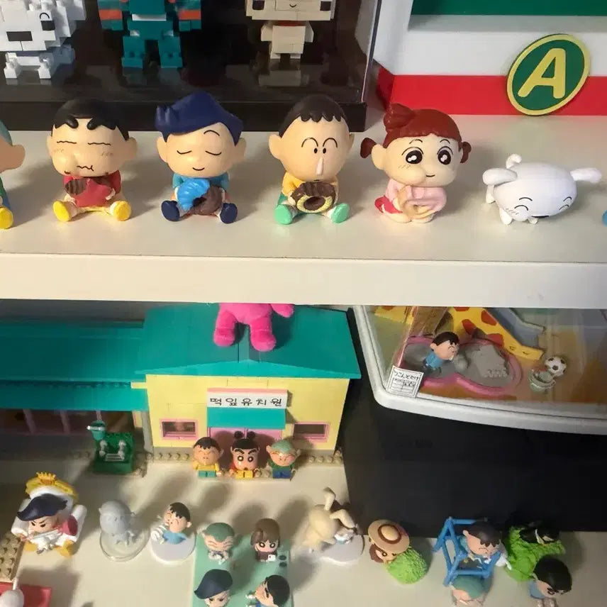[BUNJANG] Bandai Crayon Shin-chan 6-Piece Figure Set / 짱구 피규어 6종 세트