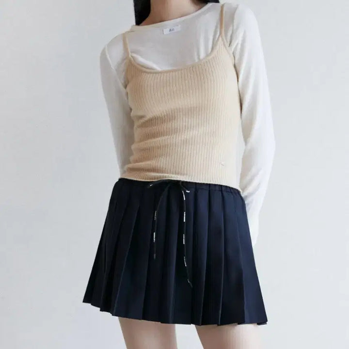 [BUNJANG] A.B.A.M Beige Knit Top / (새상품) 아밤 니트탑_베이지