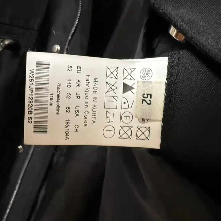 [BUNJANG] Wooyoungmi 25ss Black High Neck Jacket / [52] 우영미 25ss 블랙 하이넥 자켓