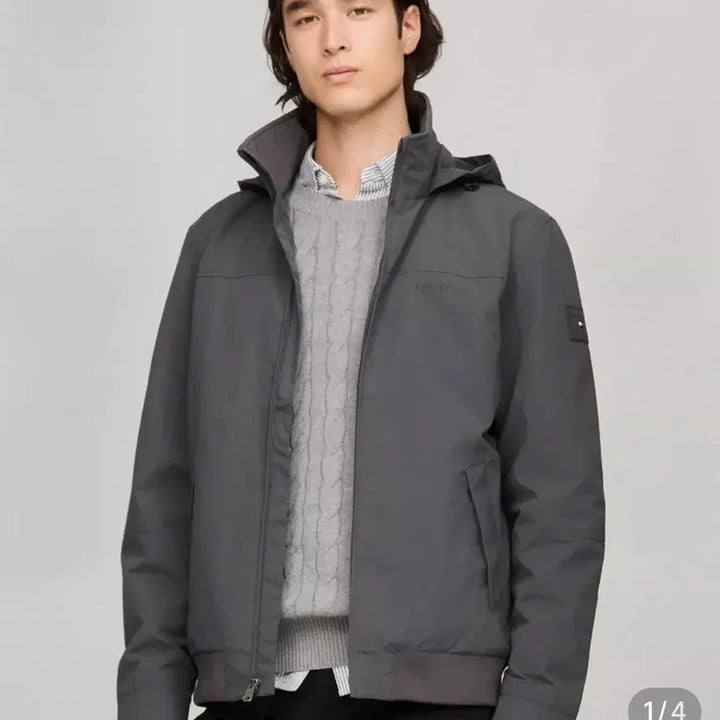 [BUNJANG] Tommy Hilfiger Regatta Windbreaker Hooded Zip-Up Jacket / 타미힐피거 레가타 바람막이 후드 집업 자켓