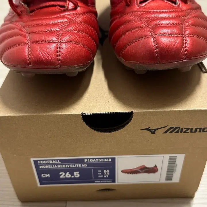 [BUNJANG] Mizuno Morelia Neo 4 Elite AG Soccer Cleats / 미즈노 모렐리아 네오4 엘리트 AG 265