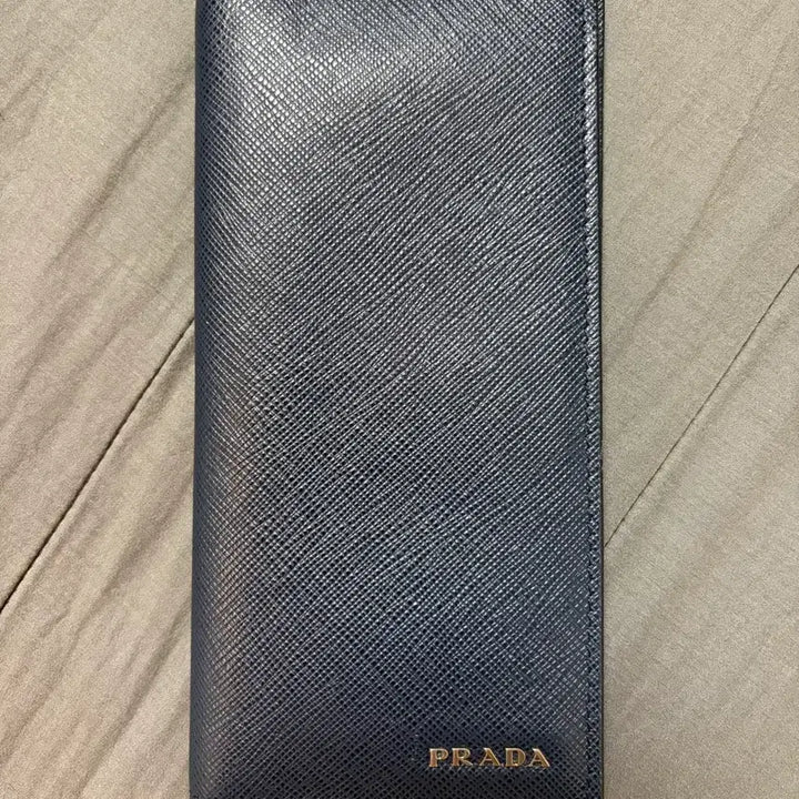 [BUNJANG] Prada Saffiano Long Wallet Navy / 프라다 사피아노 장지갑 네이비