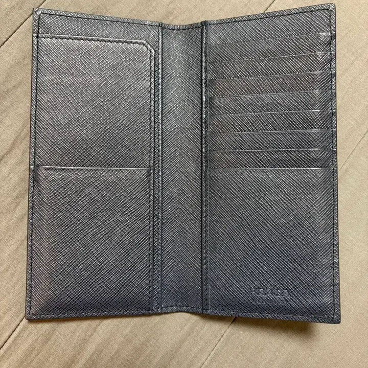[BUNJANG] Prada Saffiano Long Wallet Navy / 프라다 사피아노 장지갑 네이비