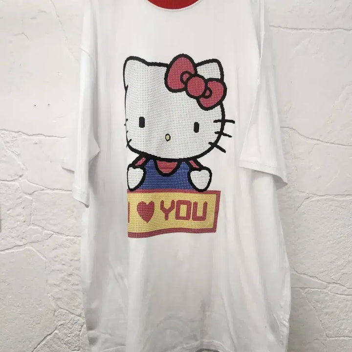 [BUNJANG] Kitty Summer Short-Sleeved T-shirt / 귀여운키티여름반팔티 (새상품)