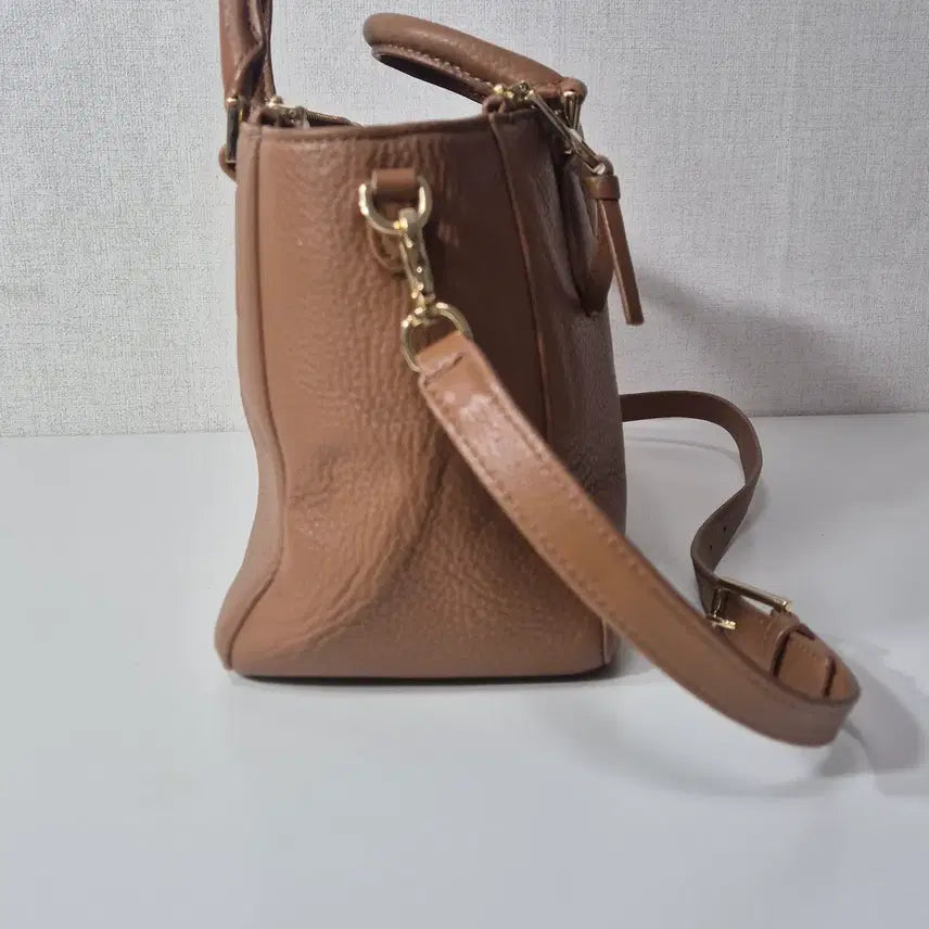 [BUNJANG] Tory Burch Amanda Camel Double Zip Tote Bag / 토리버치 아만다 카멜 더블 집 토트백