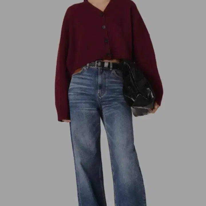 [BUNJANG] Maje Crop Cardigan / 마쥬 크롭 가디건 1사이즈
