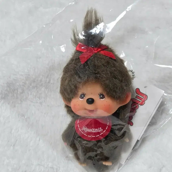 [BUNJANG] Big Head Monchhichi Girl SS Keychain / 빅헤드 대두 몬치치 여아 ss 키링 키체인