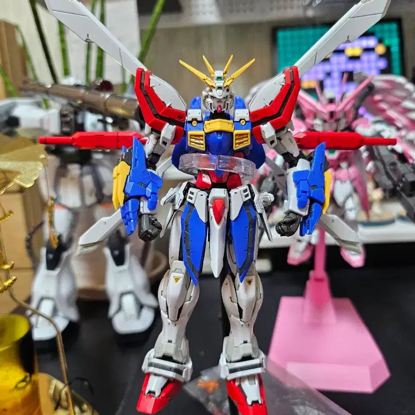 [BUNJANG] Bandai RG God Gundam Assembled Model Kit / 반다이 rg갓건담 가조 판매합니다