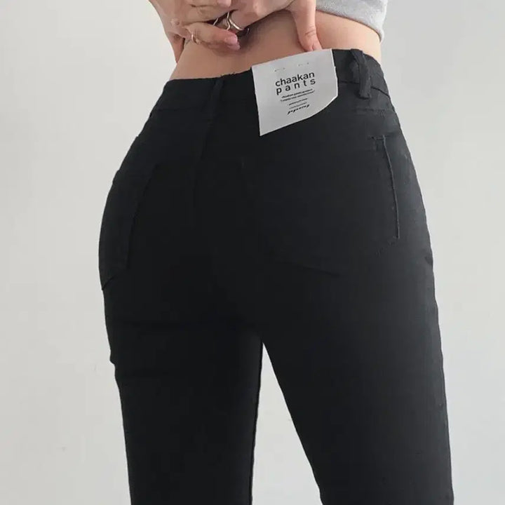 [SOLD OUT] 고고싱 블랙 일자 데님팬츠