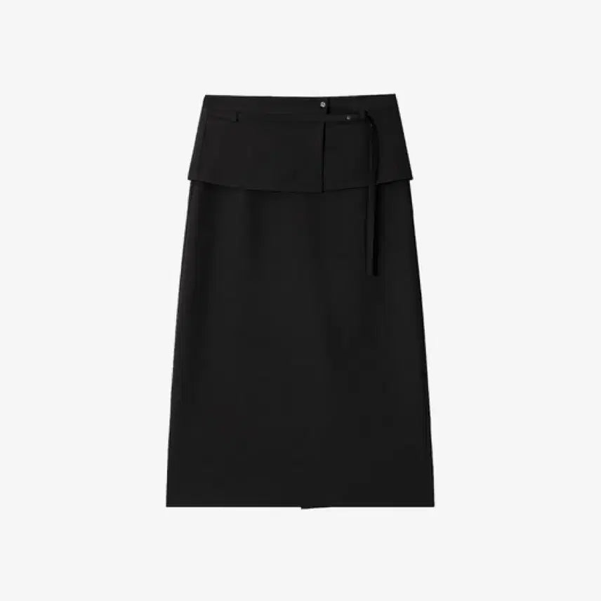 [BUNJANG] BASIKA Layered H-Line Skirt / [새제품] BASIKA 바시카 랩 레이어드 H 라인 스커트
