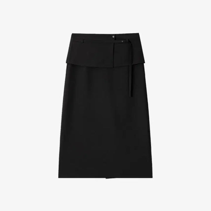 [BUNJANG] BASIKA Layered H-Line Skirt / [새제품] BASIKA 바시카 랩 레이어드 H 라인 스커트