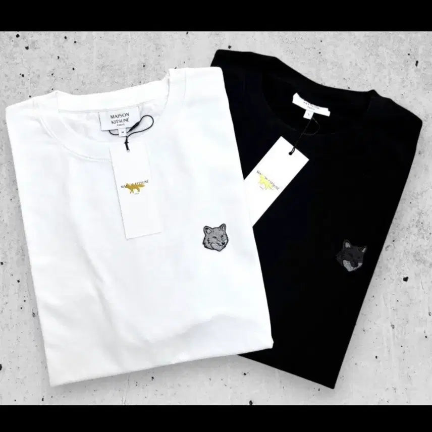 [BUNJANG] Maison Kitsune Gray Fox Cotton T-shirt / (정품)(새상품)메종키츠네 그레이폭스 코튼 반팔티