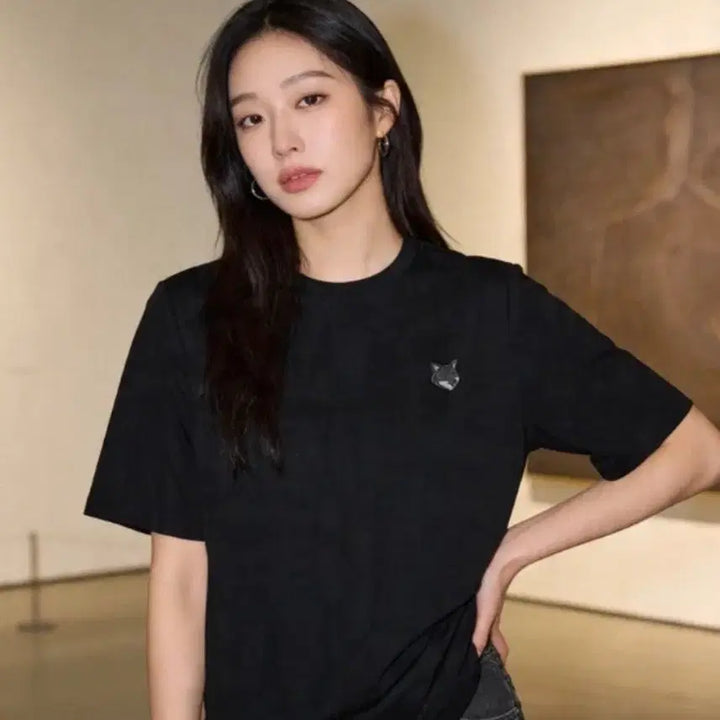 [BUNJANG] Maison Kitsune Gray Fox Cotton T-shirt / (정품)(새상품)메종키츠네 그레이폭스 코튼 반팔티