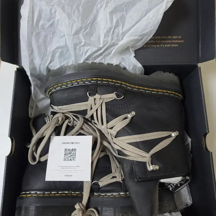 [BUNJANG] Dr. Martens x Rick Owens Quad Sol Mega Lace Boots 280 / [새상품급]닥터마틴x릭오웬스 쿼드 솔 메가레이스 부츠 280