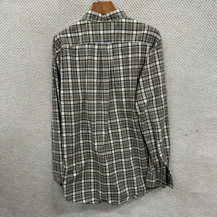 [BUNJANG] Uniqlo Vintage Check Button Down Long Sleeve Shirt L / 유니클로 버튼 다운 빈티지 체크 긴팔 셔츠 L A09618