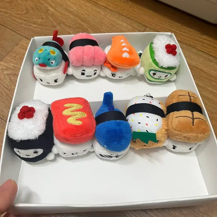[BUNJANG] Choba Sushi Doll Keychain Bundle Set / 쵸바 초밥인형 키링 9개 세트 37,500원