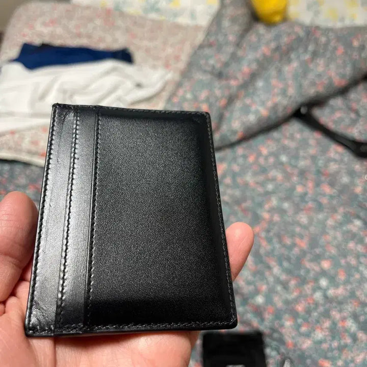 [BUNJANG] Saint Laurent Black Card Holder / - 생로랑 블랙 카드지갑 -
